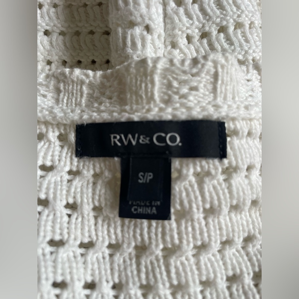 RW&CO. White Button-Up Cardigan - Picture 6 of 6